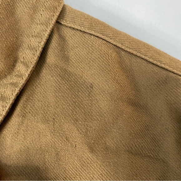 Aerie Romper Shorts Women's XS Green Short Sleeve Romper with Pockets Buttons - Picture 7 of 7